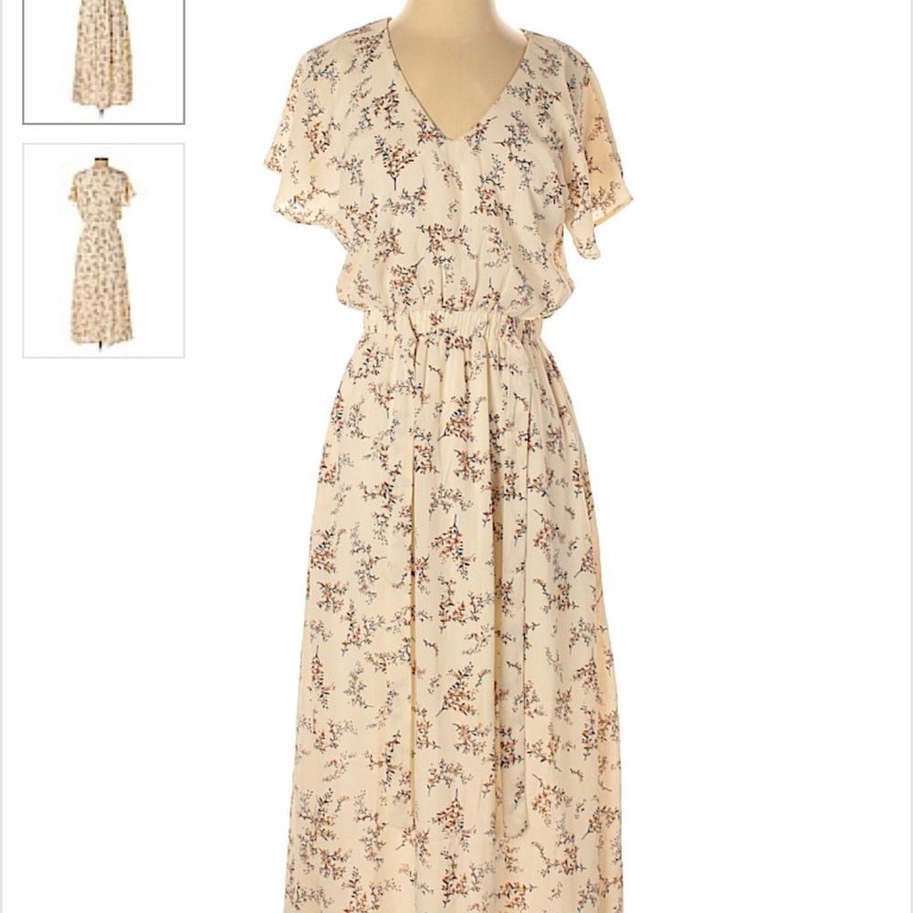 Boho maxi dress with fall vibe